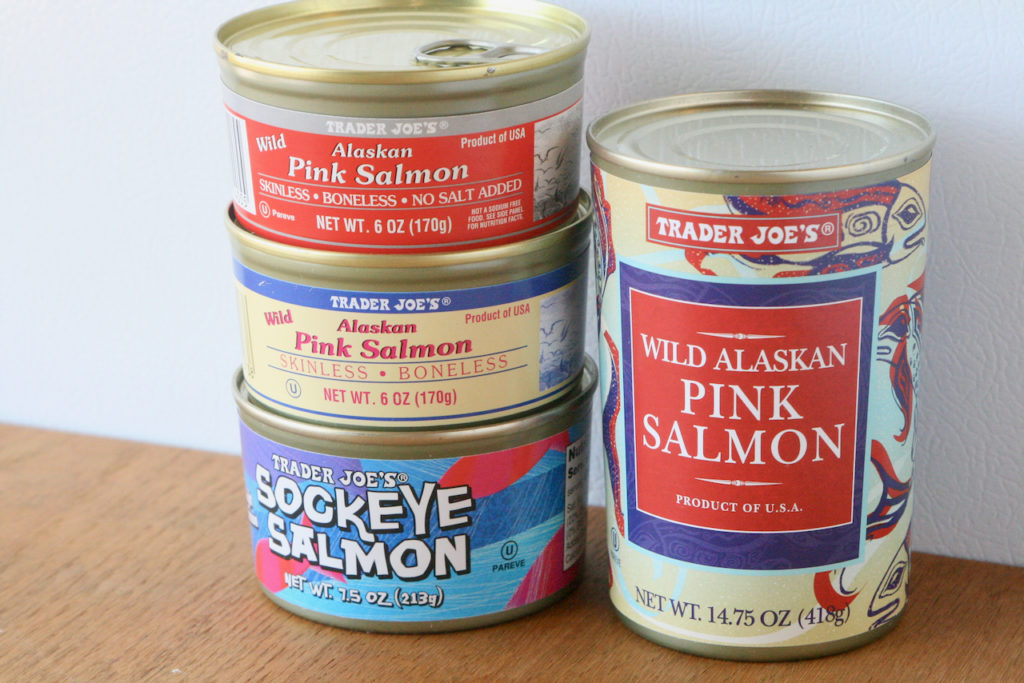 トレーダージョーズの鮭缶図鑑 ４種を比較してみました | しろくろめがね