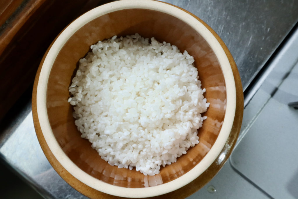 荻野屋の峠の釜飯の土鍋でごはんを炊く方法
