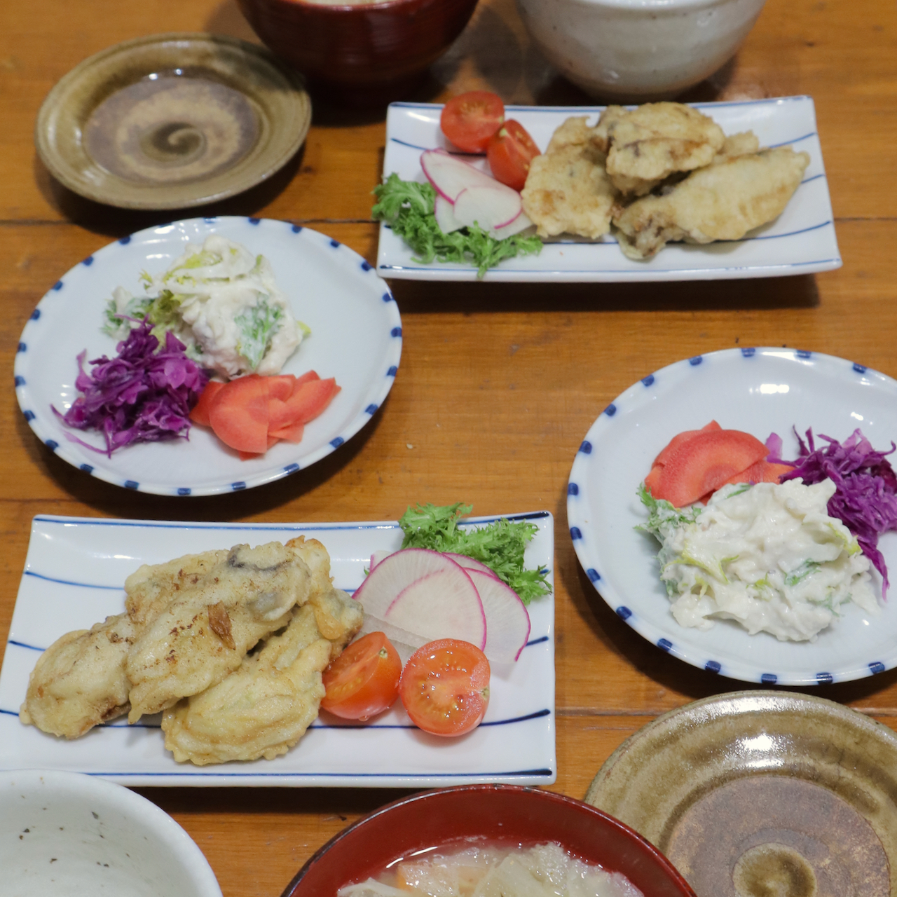 カキフライもいいけれど、牡蠣の天ぷらも美味しいよ！ 