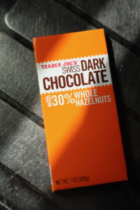 Trader Joe's　 Swiss Dark Chocolate with 30％ Whole Hazelnuts