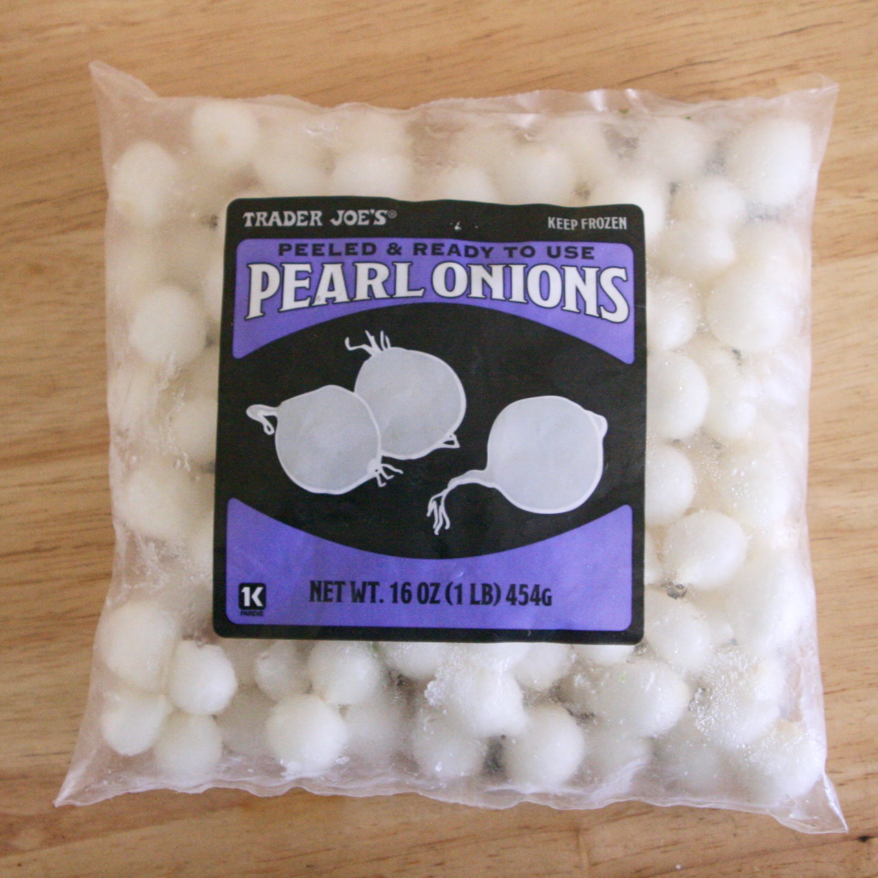 Trader Joe's（トレーダージョーズ） Peeled & Ready to use Pearl Onions（ピールズ & レディ トゥ ユーズ　パールオニオンズ）