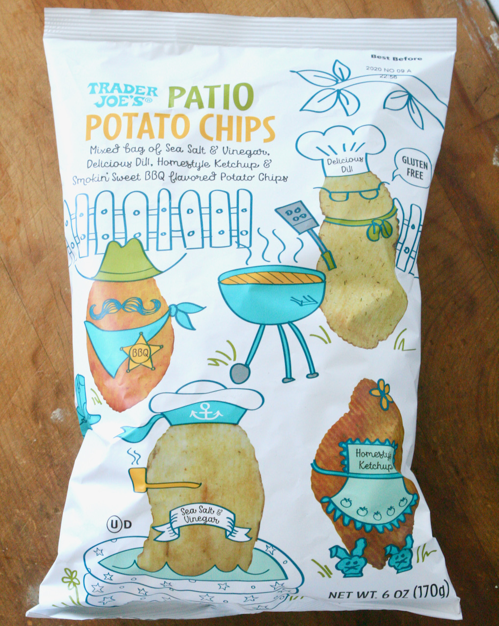 Trader Joe's（トレーダージョーズ） Patio Potato Chips（パティオ　ポテトチップス）