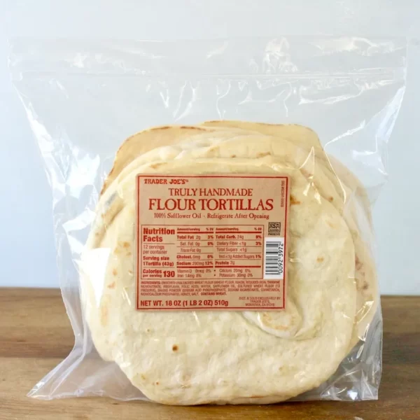 Trader Joe's（トレーダージョーズ）Truly Handmade Flour Tortillas （トゥルーリー ハンドメイド フラワー トルティーヤズ）