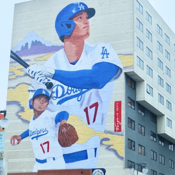 今行くべきLA観光スポットは、日本人街の大谷選手の壁画です！