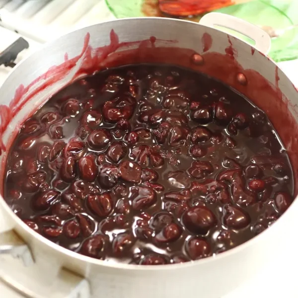 アメリカンチェリーとブルーベリーのタルトのフィリング